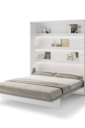Fabrieksprijs Verticale opklapbed 180x200 wit BED CONCEPT BC13