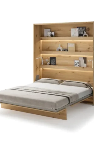 Koop Vandaag Verticale opklapbed 180x200 artisan eiken BED CONCEPT BC13