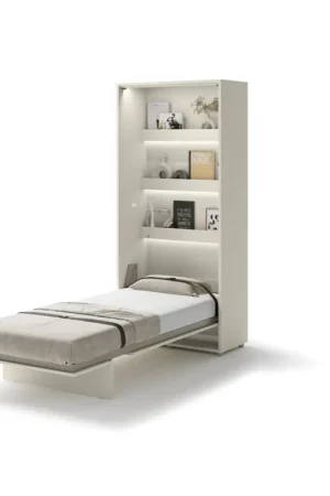 Betaalbaar Verticale opklapbed 90x200 kasjmier BED CONCEPT BC03