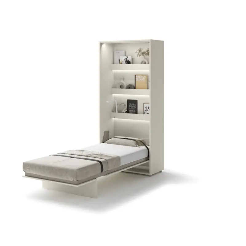 Betaalbaar Verticale opklapbed 90x200 kasjmier BED CONCEPT BC03