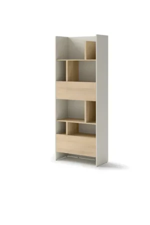 Actieprijs Boekenkast 84x218 kasjmier/eiken nagano BED CONCEPT BC22
