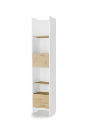 Voordeelprijs Boekenkast 44x218 wit/artisan eiken BED CONCEPT BC23