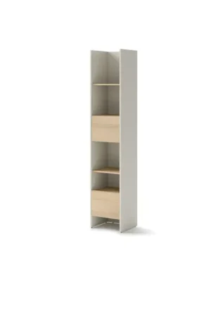 Fabrieksprijs Boekenkast 44x218 kasjmier/eiken nagano BED CONCEPT BC23