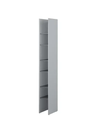 Boekenkast 27x218 grijs/grafiet BED CONCEPT BC24 Laatste Kans
