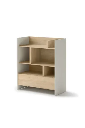Boekenkast 92x108 kasjmier/eiken nagano BED CONCEPT BC25 Superprijs