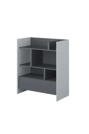 Boekenkast 92x108 grijs/grafiet BED CONCEPT BC25 Beperkte Voorraad