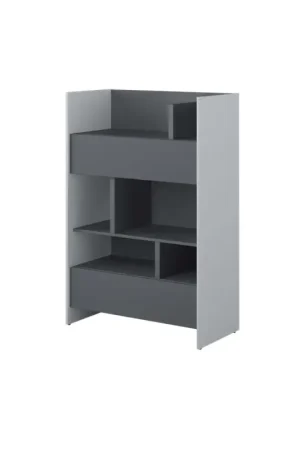 Boekenkast 92x138 grijs/grafiet BED CONCEPT BC26 Premium