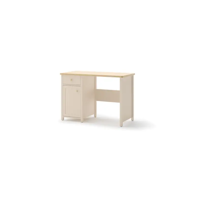 Bureau 1 deur 1 lade zandbeige/gebleekt Vincenza eiken STORY SO03 Lage Prijs