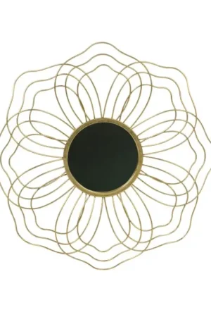 Handsome spiegel metaal antique brass m Flitsaanbieding