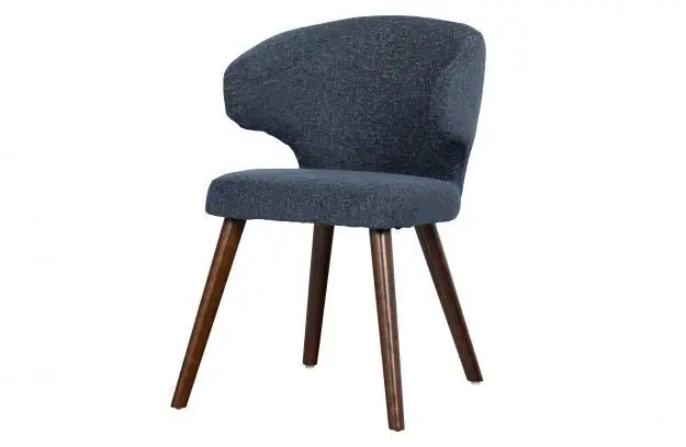 Superprijs Vtwonen Cape Eetkamerstoel Gemeleerde Stof Blauw