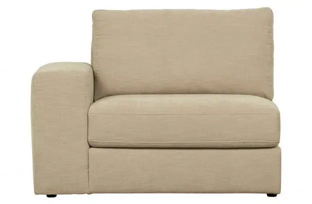 Vtwonen Family 1-zits Element Met Arm Links Zand Exclusieve Aanbieding