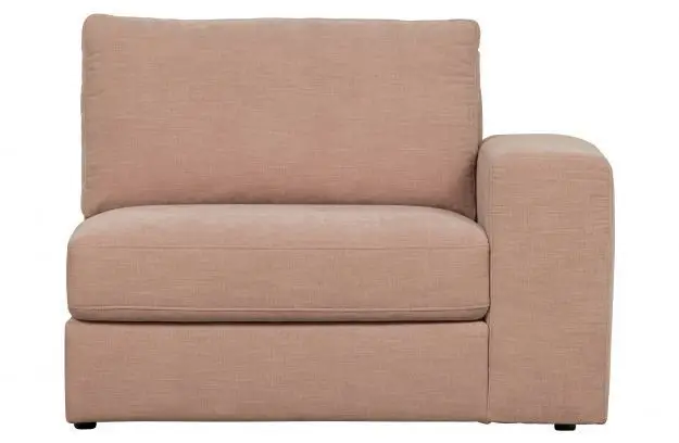 Vtwonen Family 1-zits Element Met Arm Rechts Roze Premium