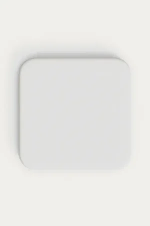 Kave Home Tafelblad Lura Wit Cement 70x70cm Finale Uitverkoop