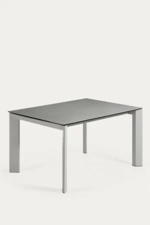 Favoriet Kave Home Uitschuifbare Tafel Axis Porselein Lichtgrijs 140 (200)cm
