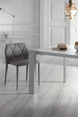 Kave Home Uitschuifbare Tafel Axis Porselein Wit 140 (200)cm Lage Prijs