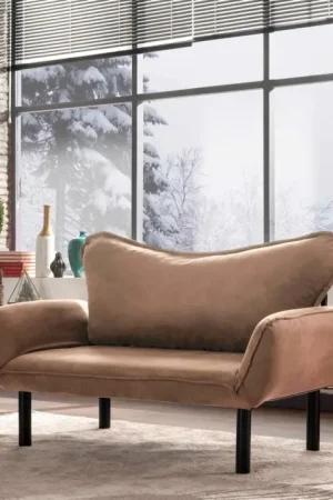Aanbieding Slaapbank Chatto 2-Zits Lichtbruin