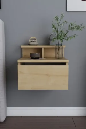Zwevend Nachtkastje Alice Naturel Populair