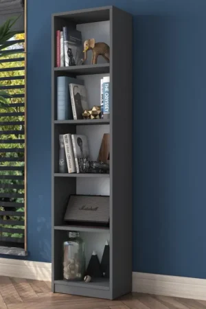 Boekenkast Hatipler Antraciet Koop Vandaag