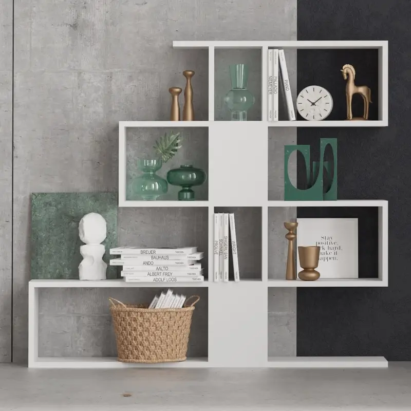 Lage Prijs Boekenkast Karlin Wit