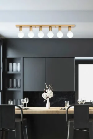 Plafondlamp Mirro 6-Lichts Goud Merkproduct