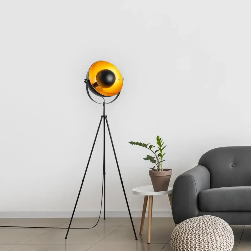 Vloerlamp Mixed Driepoot Zwart Betaalbaar
