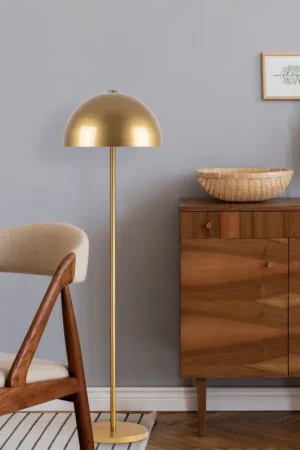 Betrouwbaar Vloerlamp Mixed Bol Goud