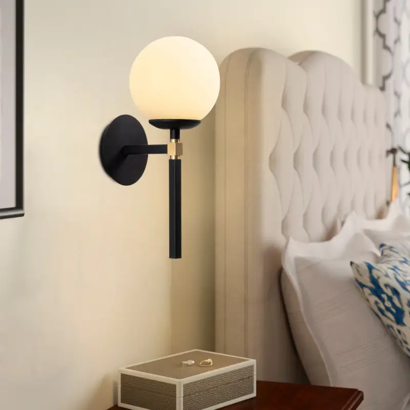 Wandlamp Gondol Zwart/Wit Exclusieve Aanbieding