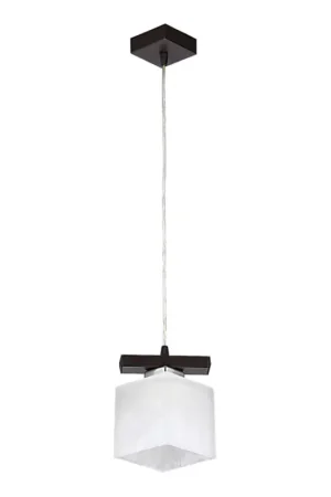 Jupiter 1096 - PO1 - Hanglamp met vaste pendel POLA 1xE27/60W/230V wenge Speciale Aanbieding