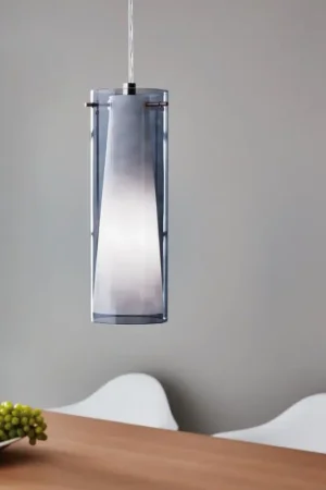 EGLO - Hanglamp 1 x E27/60W gerookt Dagaanbieding