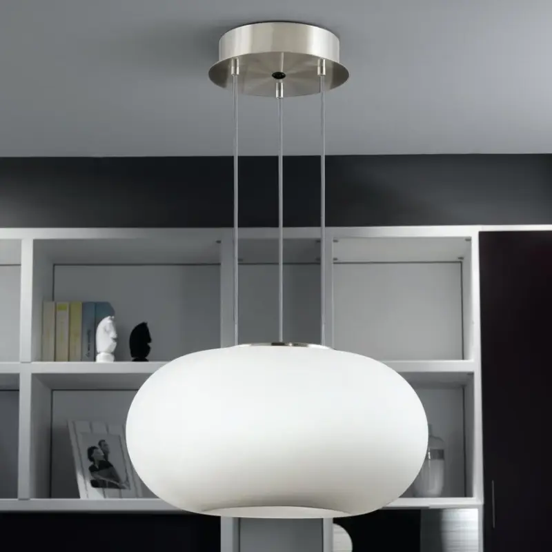 EGLO - Hanglamp aan een koord OPTICA 2xE27/60W diameter 28 cm Korting