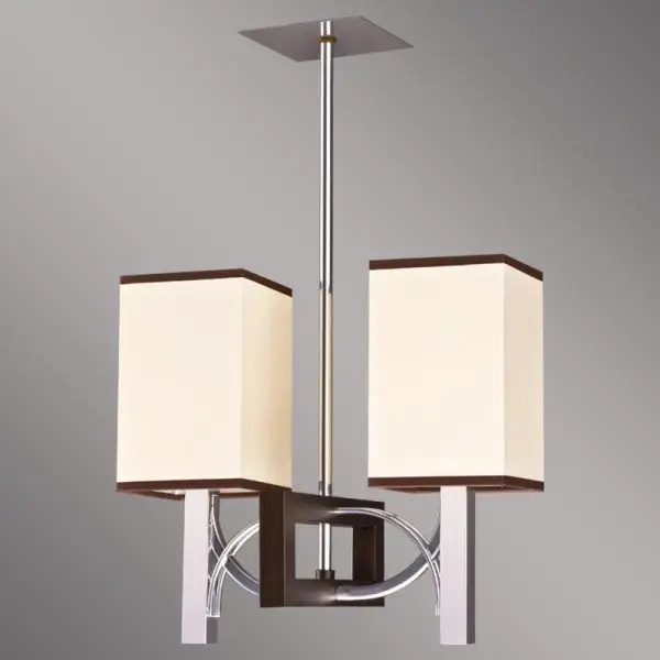 Merkproduct Kemar RF/2/B - Hanglamp RIFFTA 2xE14/60W/230V