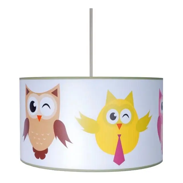Superprijs Hanglamp kinderkamer OWLS 1xE27/60W/230V