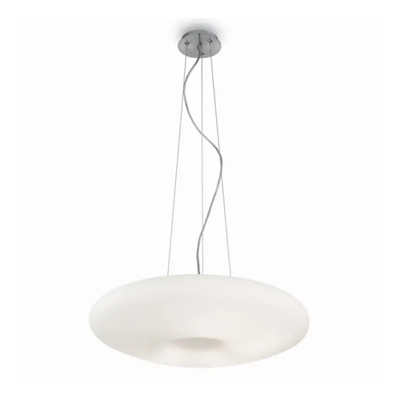 Beperkt Aanbod Ideal Lux - Hanglamp aan kabel GLORY 3xE27/60W/230V Ø 50 cm wit