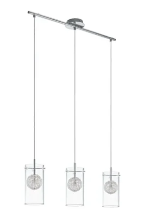 Direct Beschikbaar Eglo 93113 - Kroonluchter LAMAS 3xG9/33W/230V