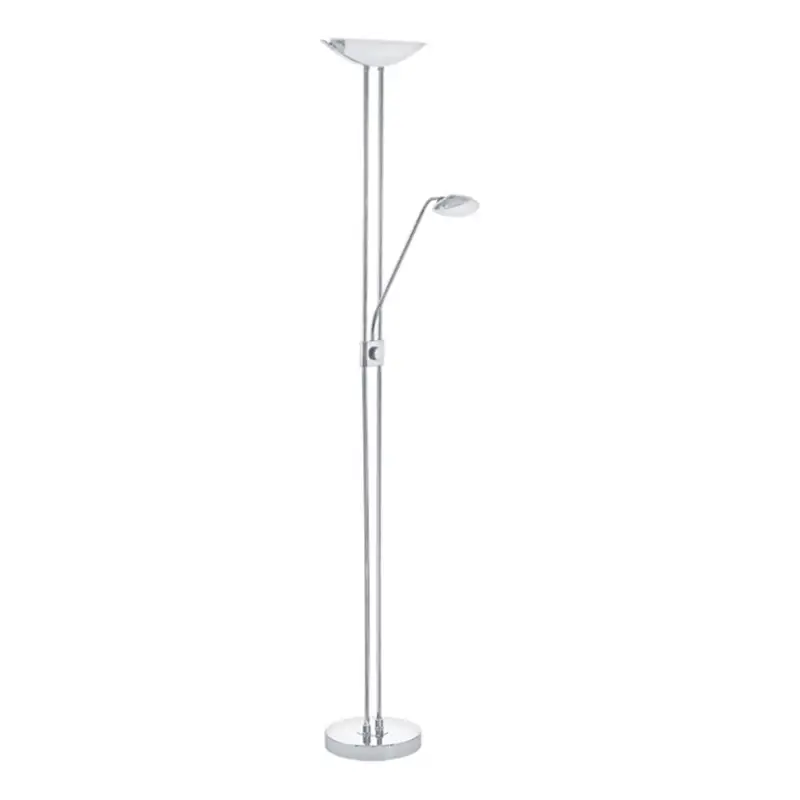 Eglo - Dimbare LED Staande lamp LED/20W + LED/2,5W glanzend chroom Bestel Nu