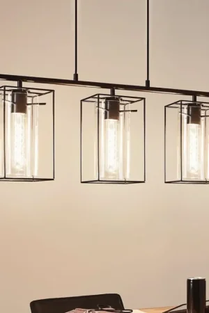 Direct Verzonden Eglo - Hanglamp LONCINO 3x E27 / 60W / 230V