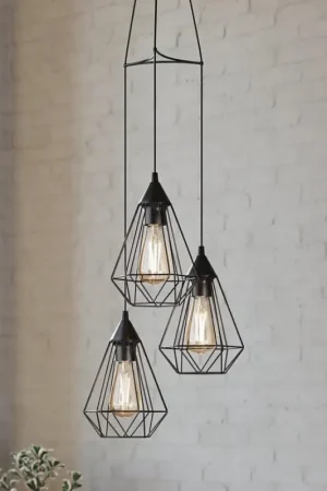 Beperkte Voorraad Eglo - Hanglamp 3xE27/60W/230V
