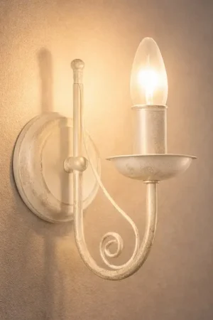 Wandlamp DONATO 1xE14/40W/230V crème Laatste Kans