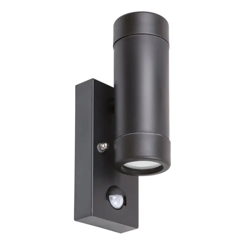 Seizoensaanbieding Rabalux - Buiten wandlamp met sensor 2xGU10/10W/230V IP44 zwart