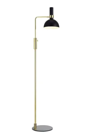 Beste Prijs Markslöjd 106972 - Dimbare vloerlamp LARRY 1xE27/60W/230V zwart/gouden
