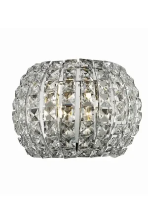 Premium Azzardo AZ2520 - Kristallen wandlamp SOPHIA 2xG9/40W/230V