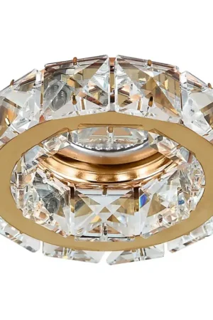 Azzardo AZ1450 -Kristallen plafondlamp inbouw ESTER 1x GU10 / 50W / 230V Direct Beschikbaar