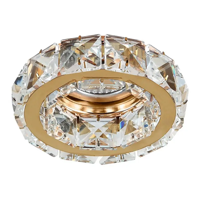 Azzardo AZ1450 -Kristallen plafondlamp inbouw ESTER 1x GU10 / 50W / 230V Direct Beschikbaar
