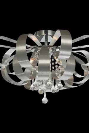 Bestel Nu Luxera 64410 - Kristallen plafondlamp RIBBON CRYSTAL 6xG9/33W/230V