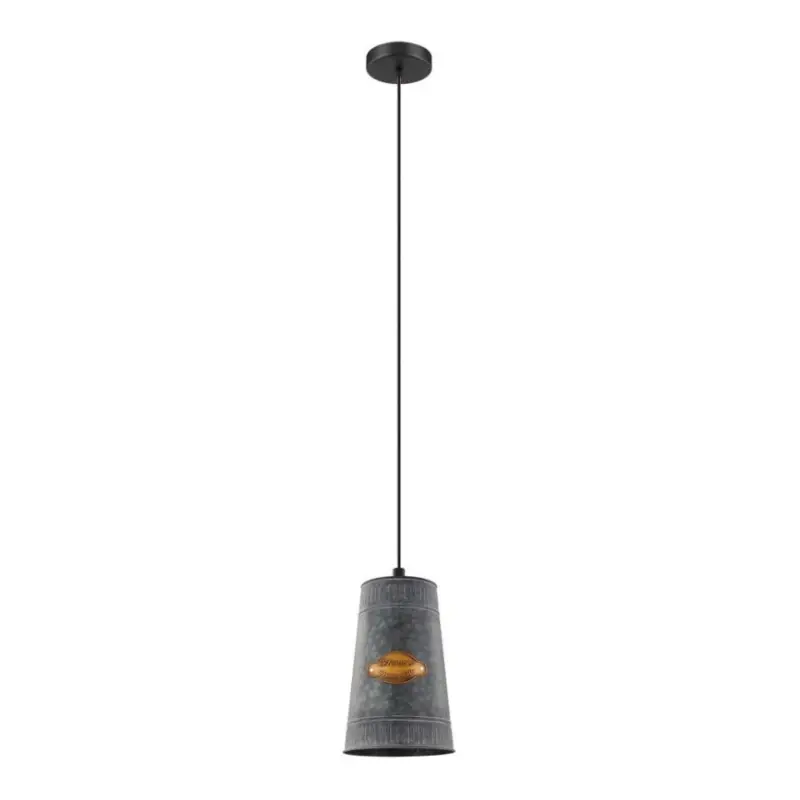 Actieprijs Eglo - Hanglamp aan koord HONEYBOURNE 1x E27 / 60W / 230V