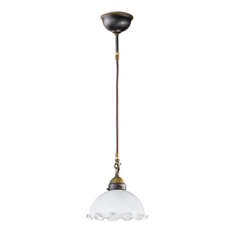 Betrouwbaar Kolarz 731.30.73 - Pendellamp met kabel NONNA 1xE27/75W/230V wit