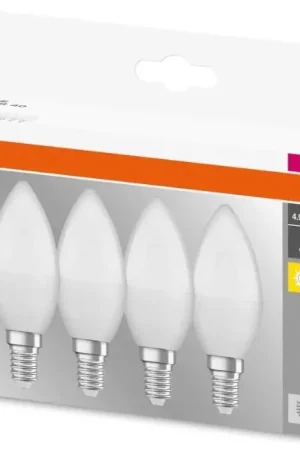 Actieprijs SET 5x LED lamp BASE B40 E14/4,9W/230V 2700K - Osram