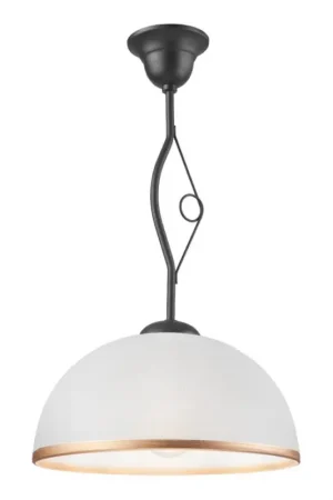 Antraciete Hanglamp met vaste hanger RETRO 1x E27 / 60W / 230V Exclusieve Aanbieding