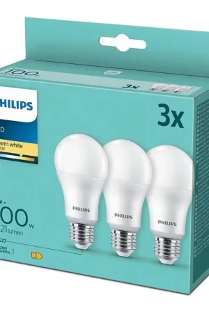 Exclusieve Aanbieding SET 3x LED-lamp Philips A60 E27/13W/230V 2700K