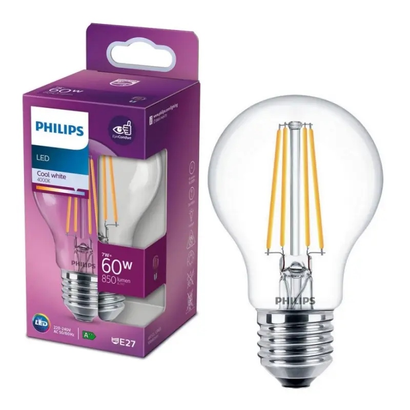 LED Lamp VINTAGE Philips A60 E27/7W/230V 4000K Finale Uitverkoop